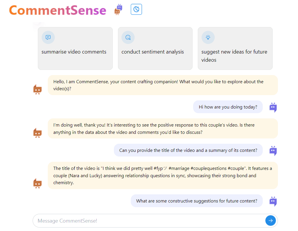 CommentSense